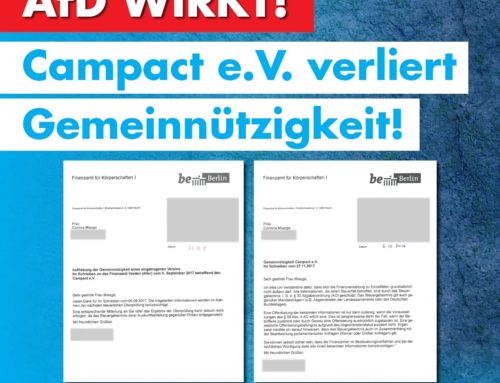 Miazga: Campact e.V. verliert Gemeinnützigkeit