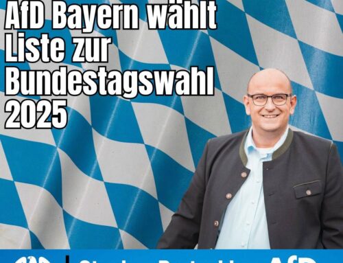 AfD Bayern wählt ihre Liste zur Bundestagswahl 2025