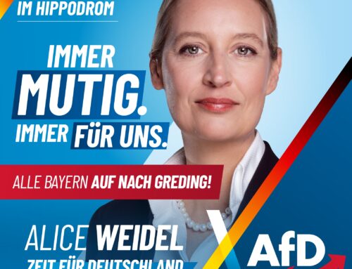 Alice Weidel kommt nach Greding!