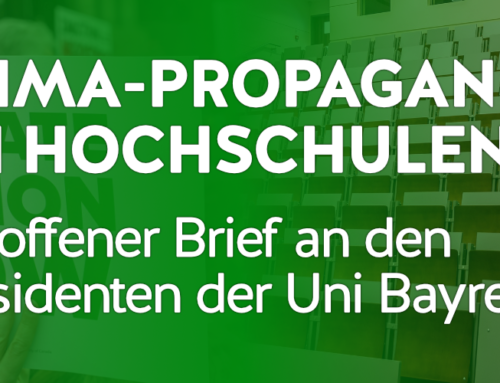 Die Uni Bayreuth fest in der Hand links-grüner Ideologen?